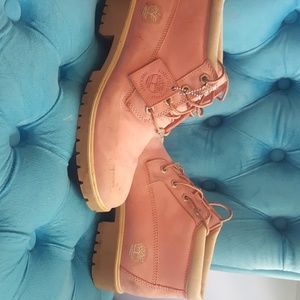 Pink timberland